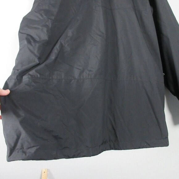 Bonfire Snowboarding Co Hooded Jacket Men's XL Black Nylon Ski Winter Coat 1174 - Picture 7 of 16